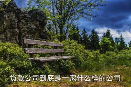 貸款公司到底是一家什么樣的公司