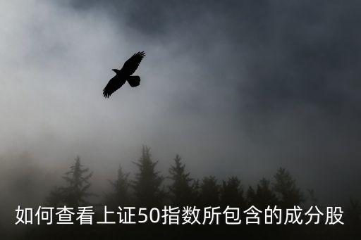 滬指50的股票怎么鑒定，同花順軟件如何查看上證50中的成份股