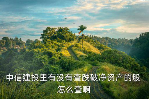 股票跌破凈資產(chǎn) 怎么看，股票跌破凈資產(chǎn)怎么看