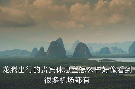 龍騰出行的貴賓休息室怎么樣好像看到很多機場都有