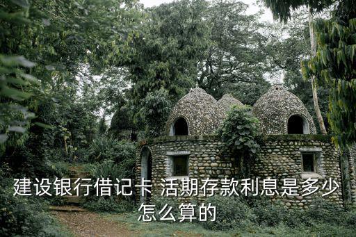建行銀行存錢利息怎么算利息怎么算，建設(shè)銀行的利息怎么算