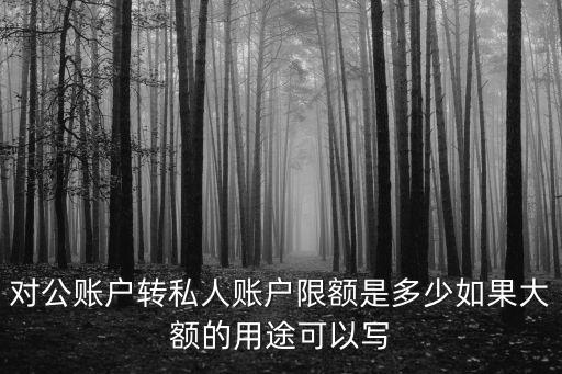 南京銀行對(duì)公賬戶對(duì)個(gè)人怎么轉(zhuǎn)賬限額，對(duì)公賬戶可以向個(gè)人賬戶轉(zhuǎn)賬