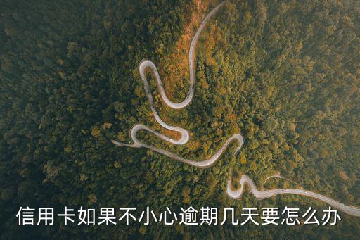 信用卡預(yù)期兩天怎么辦，你好比如用郵政信用卡還款日晚了2天會怎么樣