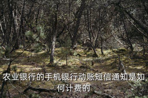 農(nóng)業(yè)短信服務怎么繳費，農(nóng)業(yè)銀行的手機銀行動賬短信通知是如何計費的