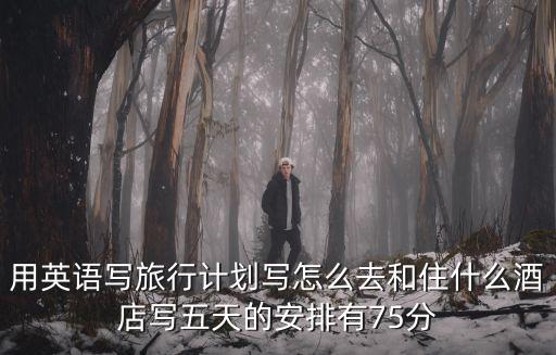用英語寫旅行計劃寫怎么去和住什么酒店寫五天的安排有75分