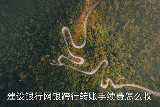 建設(shè)銀行網(wǎng)銀跨行轉(zhuǎn)賬手續(xù)費(fèi)怎么收