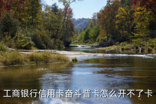 工商銀行信用卡奮斗普卡怎么開(kāi)不了卡
