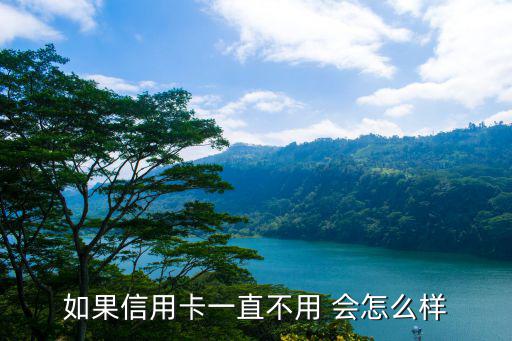 如果信用卡一直不用 會(huì)怎么樣