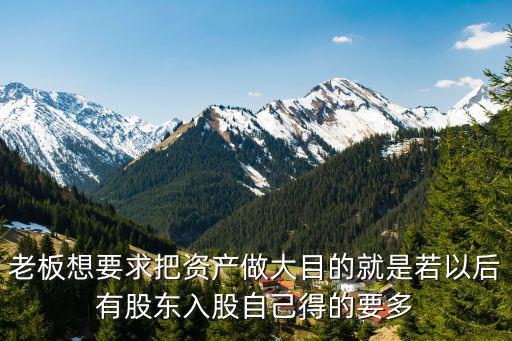 怎么做大資產(chǎn)，怎樣把賬面做大才不用交稅