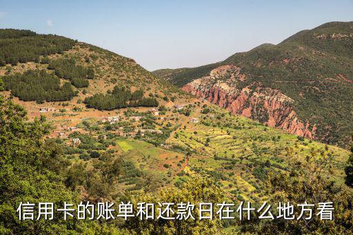 信用卡的賬單和還款日在什么地方看