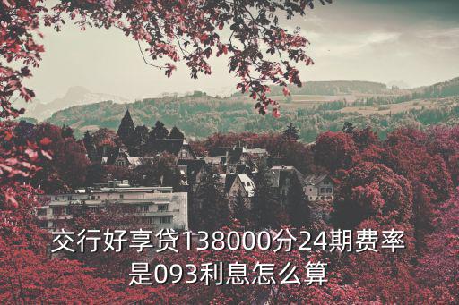 信用卡上的好享貸利息怎么算的，買單吧好享貸貸款15000分期12月利息082每個月還多少