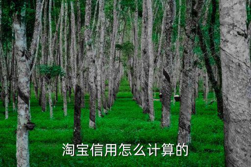 淘寶信用怎么計算的