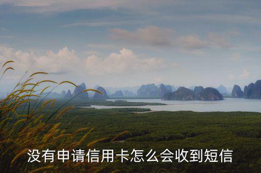 沒有申請信用卡怎么會收到短信