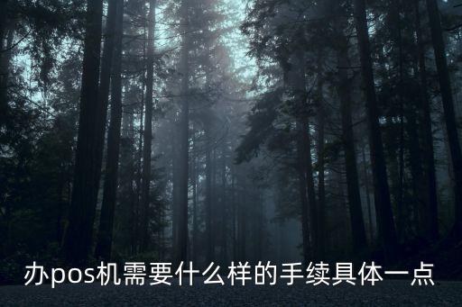 怎么辦pose機(jī)，個(gè)人可以辦pos機(jī)嗎個(gè)人pos機(jī)怎么辦