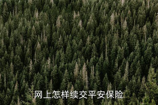 平安保險(xiǎn)怎么續(xù)交，網(wǎng)上怎樣續(xù)交平安保險(xiǎn)