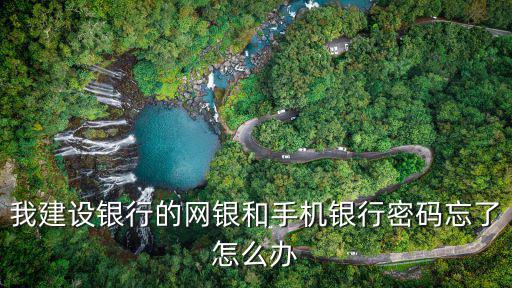 我建設(shè)銀行的網(wǎng)銀和手機銀行密碼忘了怎么辦