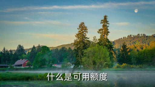 什么是可用額度