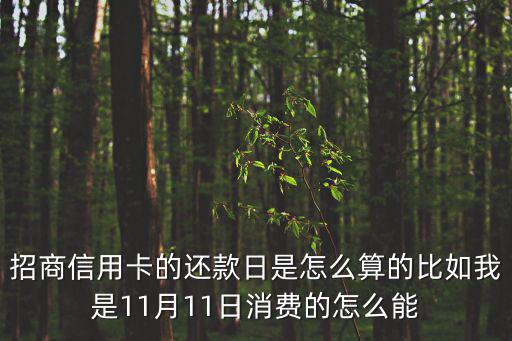 招行卡還款日期怎么算的，請(qǐng)問(wèn)招商銀行的信用卡的還款日期怎么算