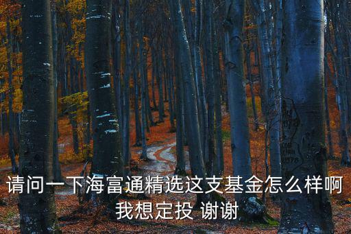 海富通債券基金怎么樣，海富通基金怎么樣呀
