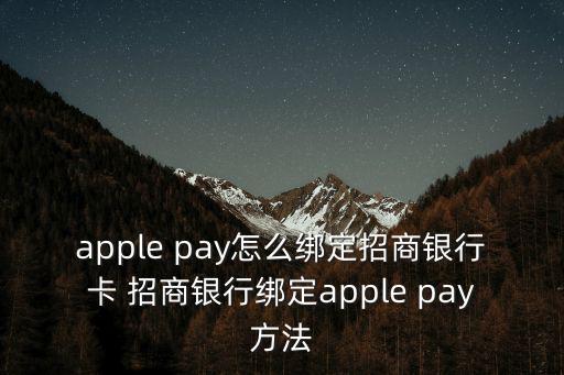 apple pay怎么選擇卡，apple pay怎么添加信用卡