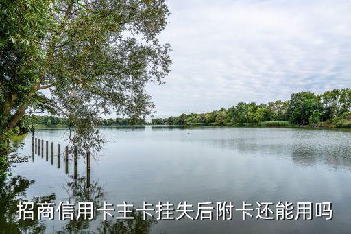 招商信用卡主卡掛失后附卡還能用嗎