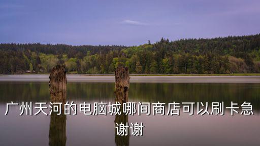 廣州打的怎么還錢，廣州天河的電腦城哪間商店可以刷卡急謝謝