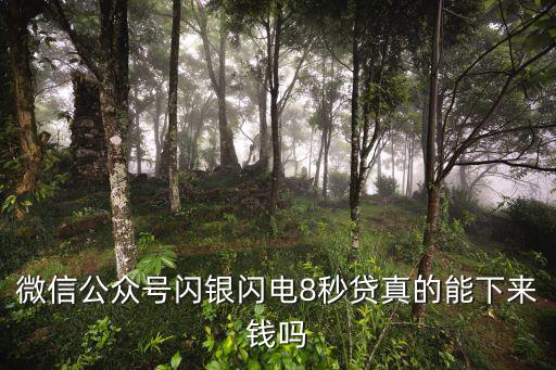 微信公眾號(hào)秒貸怎么樣，微信公眾號(hào)馬上借錢靠譜嗎