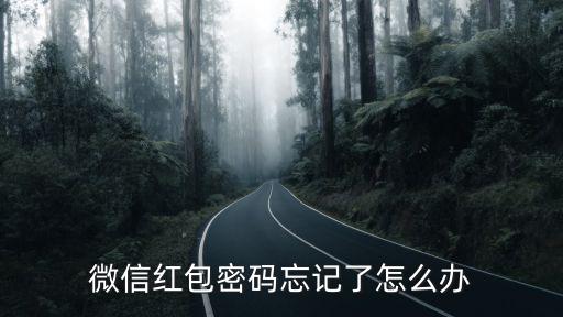 微信紅包密碼忘記了怎么辦