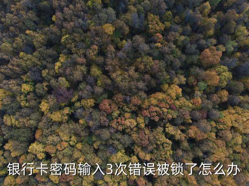 密碼錯(cuò)誤鎖卡了怎么辦，銀行卡因?yàn)槎啻蚊艽a輸入錯(cuò)誤而被鎖了怎么辦