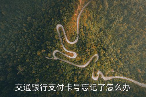 交通銀行支付卡號忘記了怎么辦