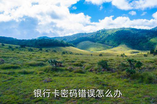 銀行密碼錯了怎么改，銀行密碼忘了怎么改