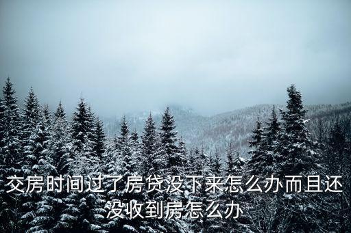 貸款下來不給房怎么辦理，買房子首付交了貸款辦不下來怎么辦