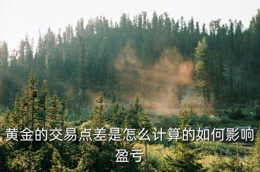 黃金的交易點(diǎn)差是怎么計(jì)算的如何影響盈虧