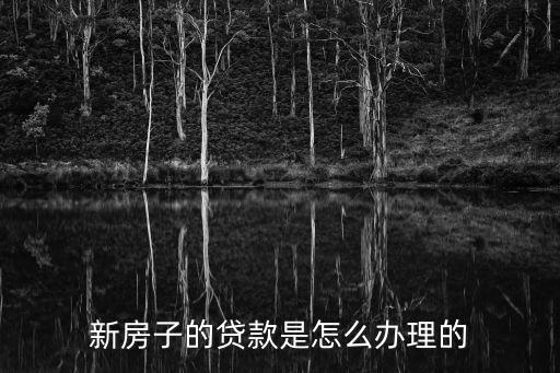 新房子的貸款是怎么辦理的