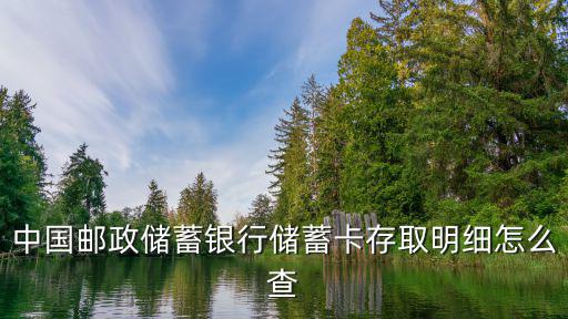 郵儲銀行怎么查明細(xì)，郵政儲蓄銀行借記卡怎么查詢明細(xì)