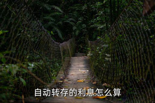 自動(dòng)轉(zhuǎn)存的利息怎么算