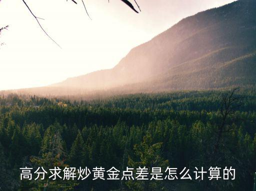 黃金的點(diǎn)差怎么算的，高分求解炒黃金點(diǎn)差是怎么計(jì)算的