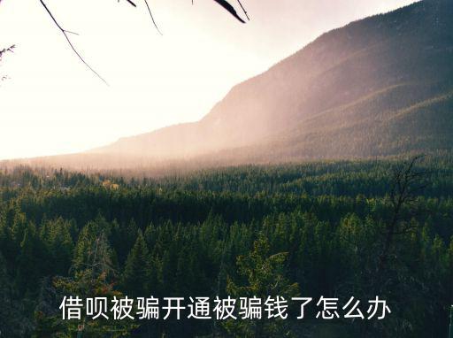 強(qiáng)開借唄被騙了怎么k，強(qiáng)開借唄被騙怎么追回