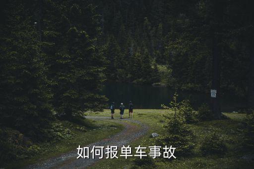 單車險(xiǎn)怎么報(bào)，被追尾車的車保險(xiǎn)怎么報(bào)是單車哦