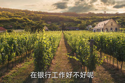 在銀行工作好不好呢