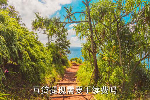 互貸提現(xiàn)需要手續(xù)費(fèi)嗎