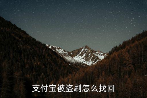 支付寶被被盜刷怎么辦啊，請(qǐng)問支付寶被盜刷怎么追回