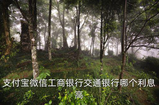 支付寶和工商銀行 利息怎么算的，支付寶微信工商銀行交通銀行哪個(gè)利息高