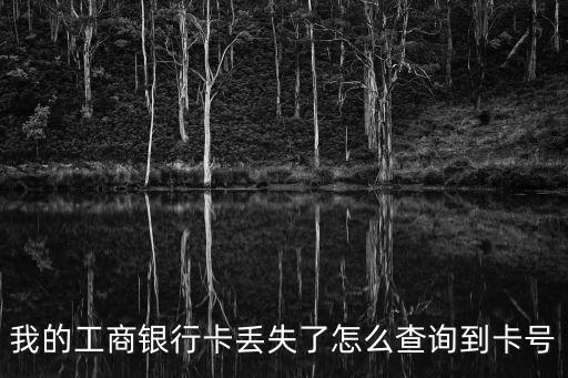 我的工商銀行卡丟失了怎么查詢到卡號