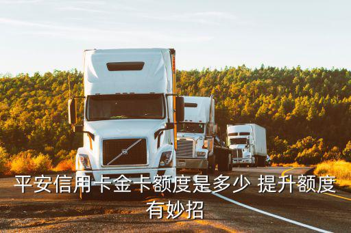 平安保險(xiǎn)金卡怎么提額，請問平安信用卡要怎樣提升信用額最快
