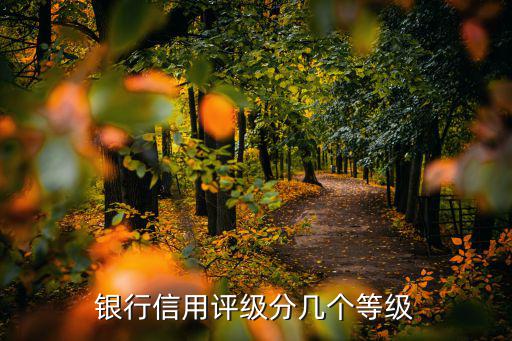 銀行信用評(píng)級(jí)分幾個(gè)等級(jí)