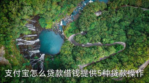 支付寶怎么貸款借錢(qián)提供5種貸款操作