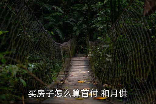 買(mǎi)房子怎么算首付 和月供