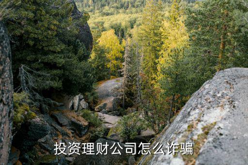 投資怎么詐騙的，騙子風投是怎樣騙錢的
