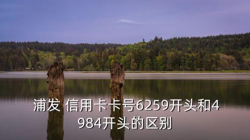 浦發(fā)信用卡多少位